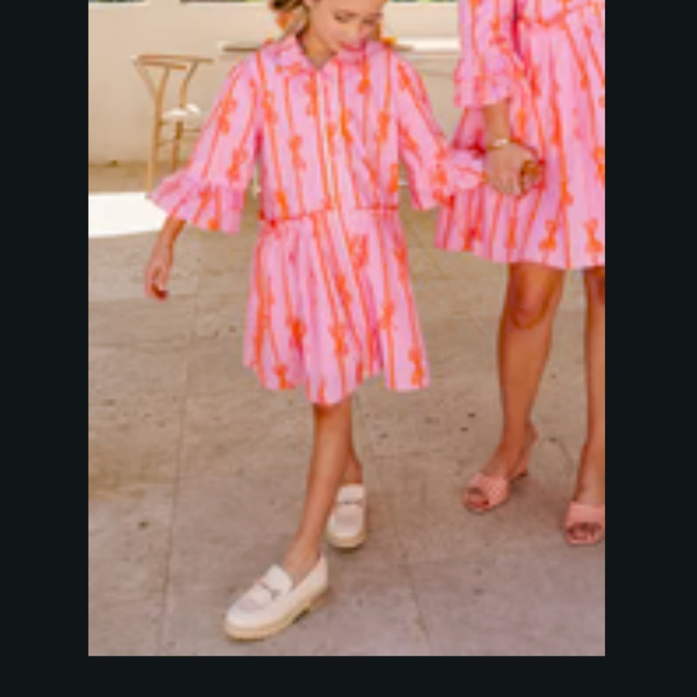 Ivy City Co Pink and Orange Blouse